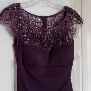 Beautiful mulberry purple gown.